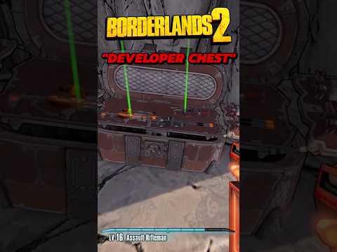 Secret "Developer" Chest In Tundra Express Borderlands 2 #gaming #borderlands #borderlands2 #shorts