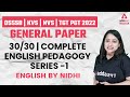 DSSSB KVS NVS 2022 English Complete English Pedagogy 1 English By Nidhi