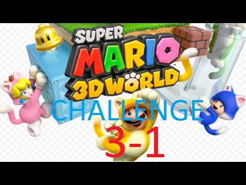 Let's Challenge Super Mario 3D World (World 3-1 Snowball Park): Mario Kart