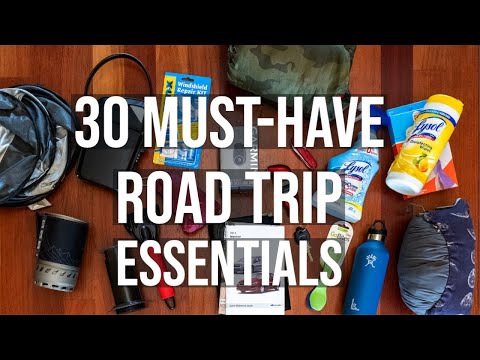 Road Trip Essentials - 30 Travel Accessories + Travel Tips