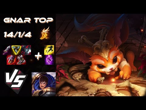 TOP Gnar vs Garen - NA Challenger Patch 14.23