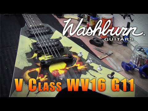 Washburn WV16 G11 Circa 2004 - Skull Graphic Bild 2