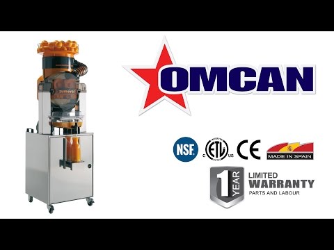 Video thumbnail for Zumoval FastTop Juice Extractor with Auto Feeder, Self-Cleaning System and Juice Level Detector, 45 Fruits per Minute | Trento