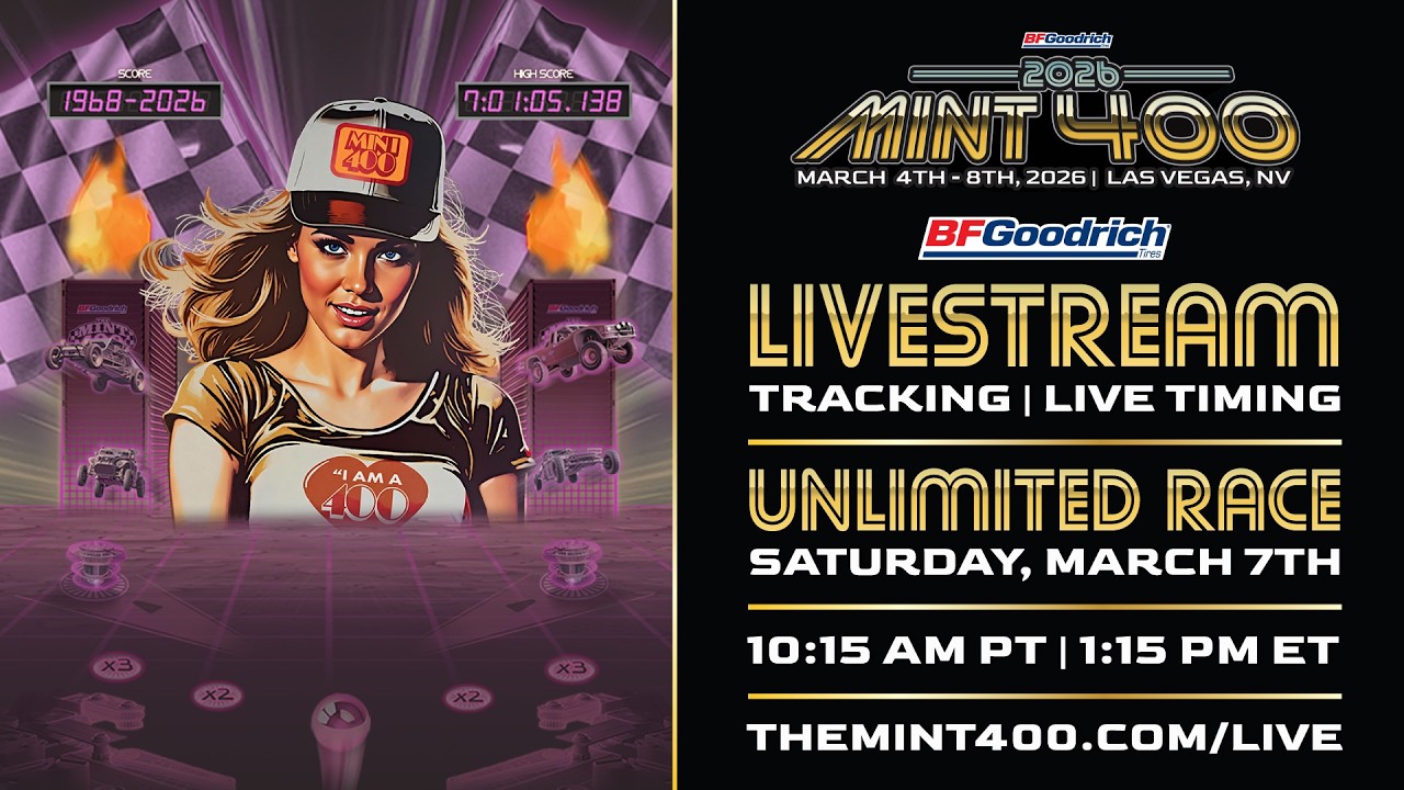 2026 Mint 400 Live Stream - Saturday Unlimited Race