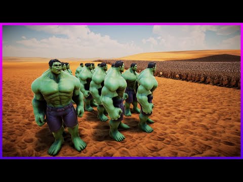 1000000 Spartans vs Hulk  - UEBS