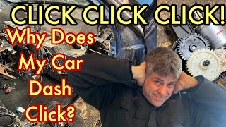 Why Does My Car Dash Click and Make Noise? Blend Door Motor Repair