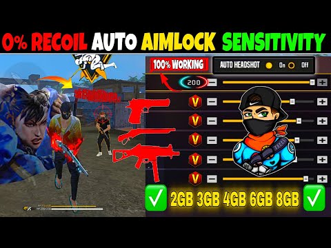 Free Fire Max Auto Headshot Trick 2025 Sensitivity ⚙️ 2gb, 3gb, 4gb Ram Headshot Sensitivity Setting