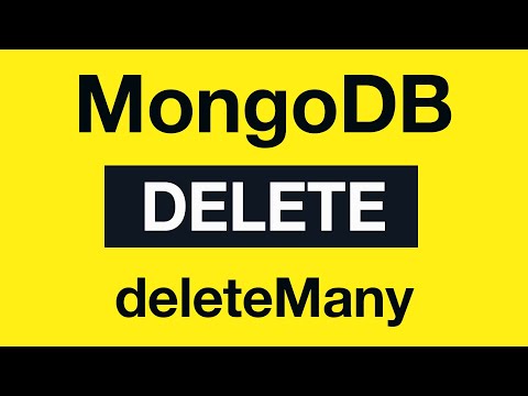 MongoDB Delete Queries 06 deleteMany