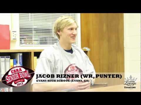 Jacob Rizner - 2012 CSRA Senior Bowl Interview