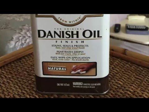 Easy way to make old wood floors Pretty again - Watco Danish Oil