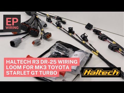 Custom Wiring Loom Haltech Nexus R3 for High Powered EP82 Starlet GT Turbo