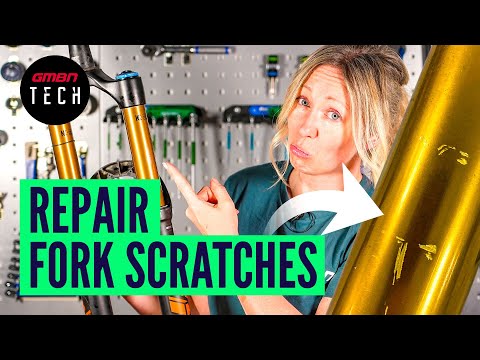 How To Repair Fork Stanchion Scratch With Epoxy Resin