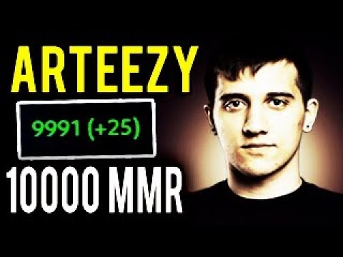 IT'S OVER 10000! Arteezy 10k MMR GOD OF DOTA 2