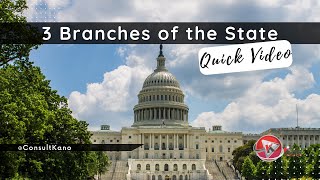 3 Branches of the State | Separation of Powers | Branches of the Government #state @ConsultKano