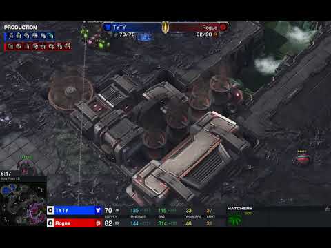 Replay analysis/commentary WCS 2018 Global Finals - TY vs Rogue set 5