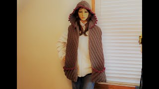 How to crochet the Snowberries Hooded Scarf