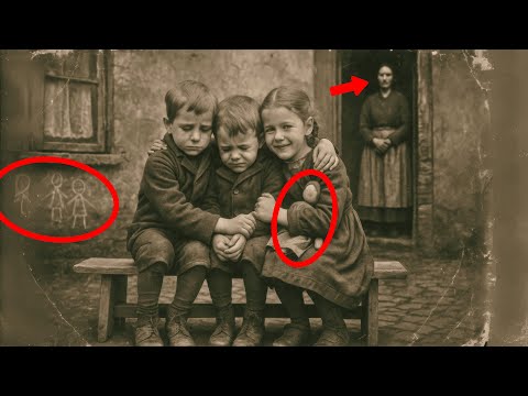 Das letzte Foto der Drillinge im Jahr 1912 — Am nächsten Tag wurden sie in verschiedene Häuser…