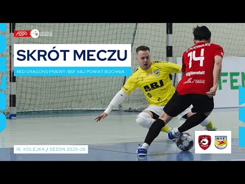 Red Dragons Pniewy - BSF ABJ Powiat Bochnia 4:2 SKRÓT 16. kolejka (2025/26)