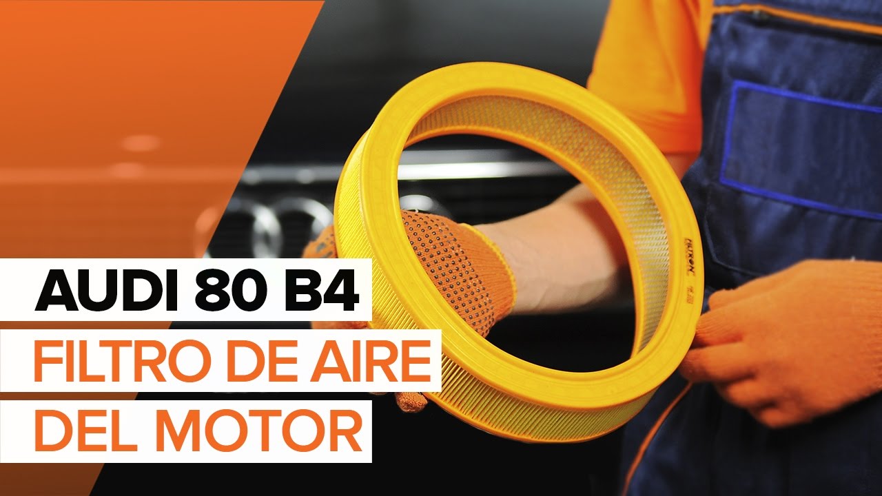 Cómo cambiar: filtros de aire - Audi 80 B4 | Guía de sustitución