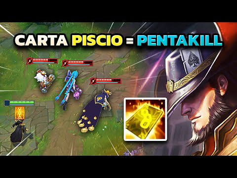 Ho fatto PENTA con le CARTE SPORCHE di Twisted Fate - League of Legends ITA