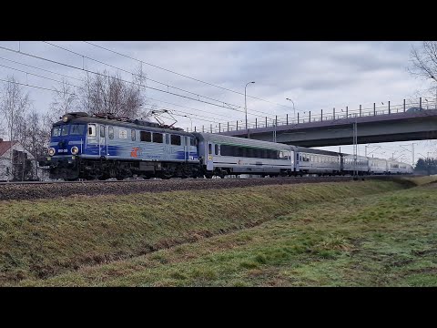 EP07-365 + IC HETMAN z Lublina Gł. do Wrocławia Gł., zbliża się do p.o. Rzeszów Pobitno 08.01.2023