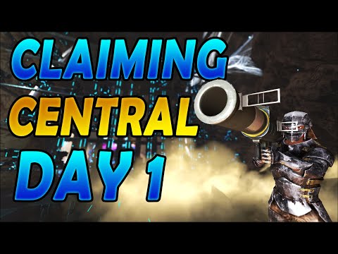 FIGHTING For Central Cave On DAY 1 - ARK