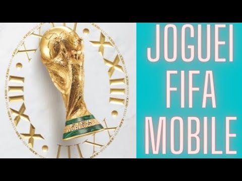 JOGUEI (FIFA MOBILE) PELA PRIMEIRA VEZ E OLHA ISSO!! #futebol