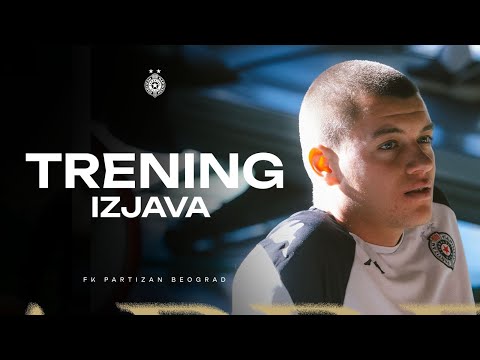 TRENING I IZJAVA | Lekić: Nastaviću da radim i dajem sve od sebe