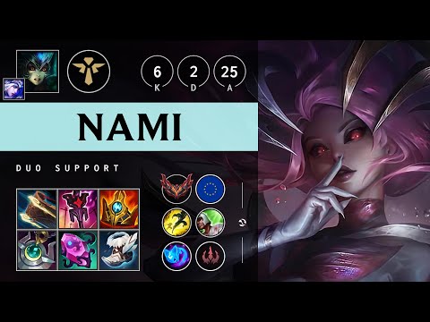 Nami Support vs Bard: Vision Controller - EUW Grandmaster Patch 14.23