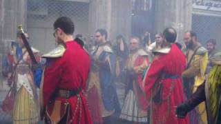 preview picture of video 'batalla moros y cristianos alcoy 2010'