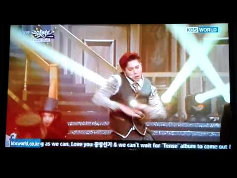 20140103 DBSK comeback on Music bank