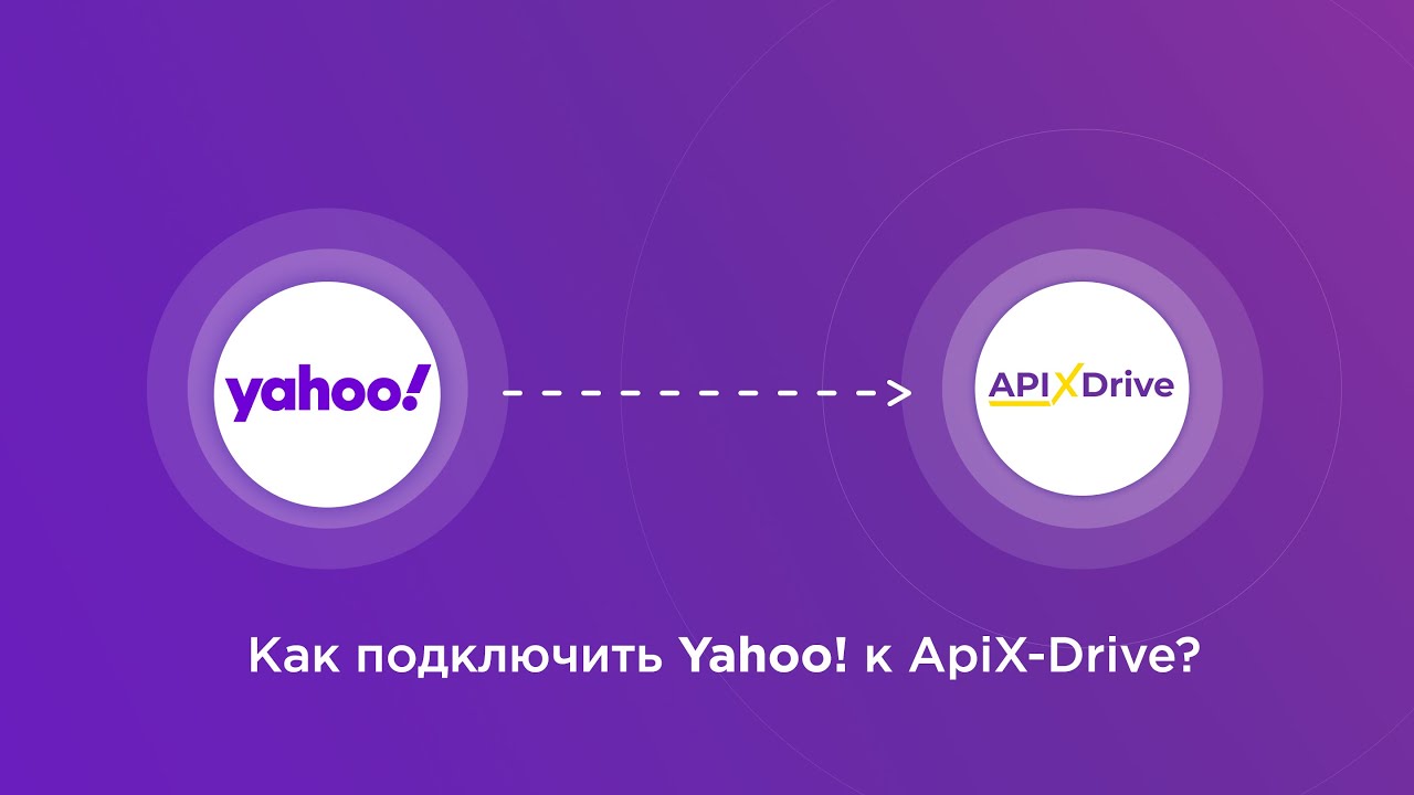 Подключение Yahoo! Подключение Yahoo!
