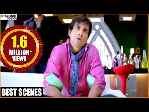 Ek Niranjan MovieSonu Sood Back 2 Back Comedy ScenesPrabhasShalimarcinema