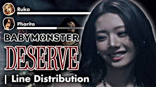 Download lagu BABYMONSTER - 'DESERVE' | Line Distribution mp3