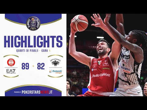 EA7 Emporio Armani Milano – Dolomiti Energia Trentino | PokerstarsNews Highlights | QF | Gara-4