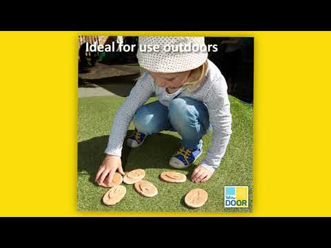 Slide 11 - Let's Investigate, Dinosaur Footprints, 8 Pieces (video)