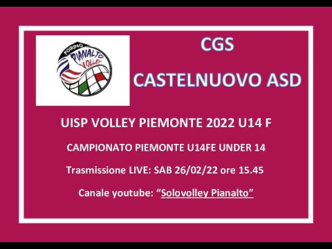 PIANALTO UNDER 14F  - CGS  CASTELNUOVO Asd F.C._ UISP VOLLEY PIEMONTE CAMPIONATO 2021/22