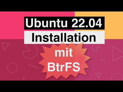 Ubuntu 22.04 Jammy Jellyfish Installation mit BtrFS