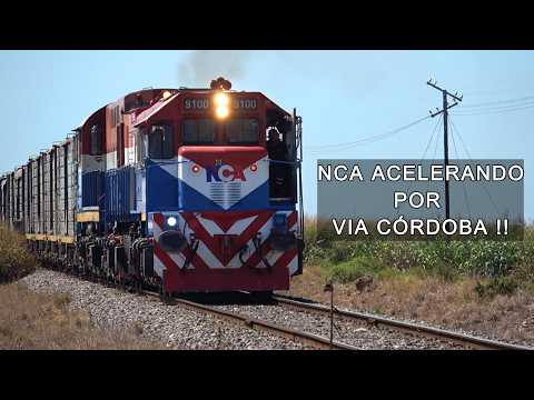 La Vía Córdoba y sus Trenes ACELERANDO A FULL 💨💨