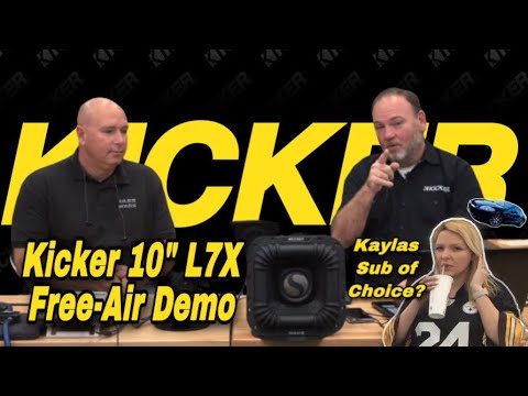 Kicker L7X 10” Free-Air Demo 8Hz @KICKERAudio