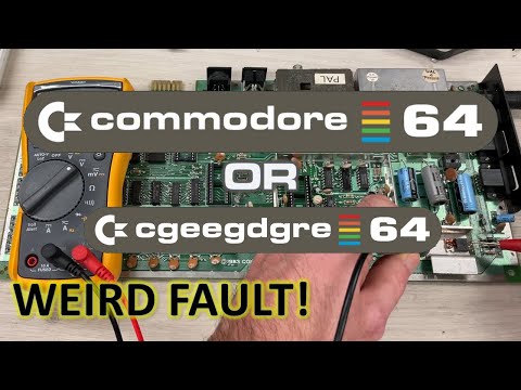 COMMODORE 64 repair video - Part 1
