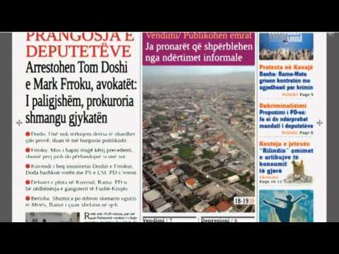 Pasqyra e shtypit të ditës- Ditë e Re- 27.03.15- Ora News