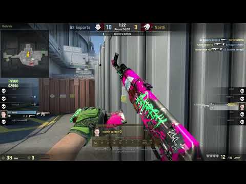 North valde 1v3 NO ARMOR ACE Clutch vs G2 Nuke @ EPICCENTER 2017