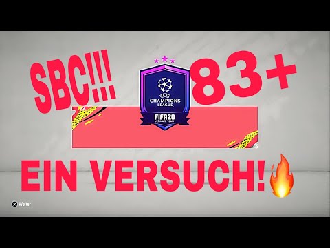 83+ AUS 35K PACK!! 🔥| FIFA 20:EIN VERSUCH SBC!🔥