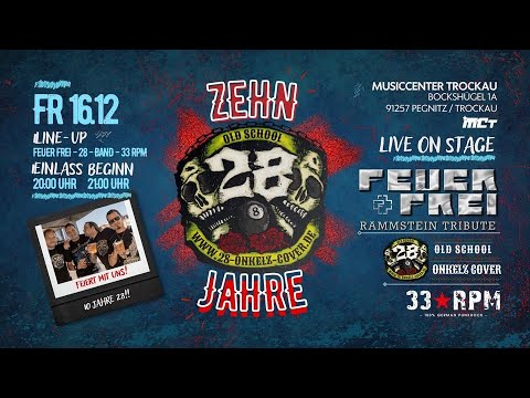 Band 28 Jubiläum 10 Jahre 16.12.2022  Musiccenter Trockau