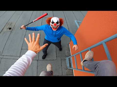 Horror Clowns VS Parkour POV | Halloween Chase IX
