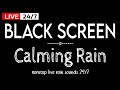 Say Goodbye to Insomnia with Black Screen Rain Sounds for Sleep & Relaxation | Sleep Sounds Rain