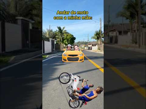 ANDAR DE MOTO COM A MINHA MÃE
