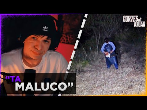 ARUAN REAGE A O MALIGNO BLOQUEOU A ENTRADA DA CASA - TODA VERDADE (LUAN MENDES) - Cortes do Aruan