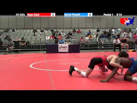 Ryan Cash vs. Kevon Powell at 2013 Junior Nationals - FILA - FS